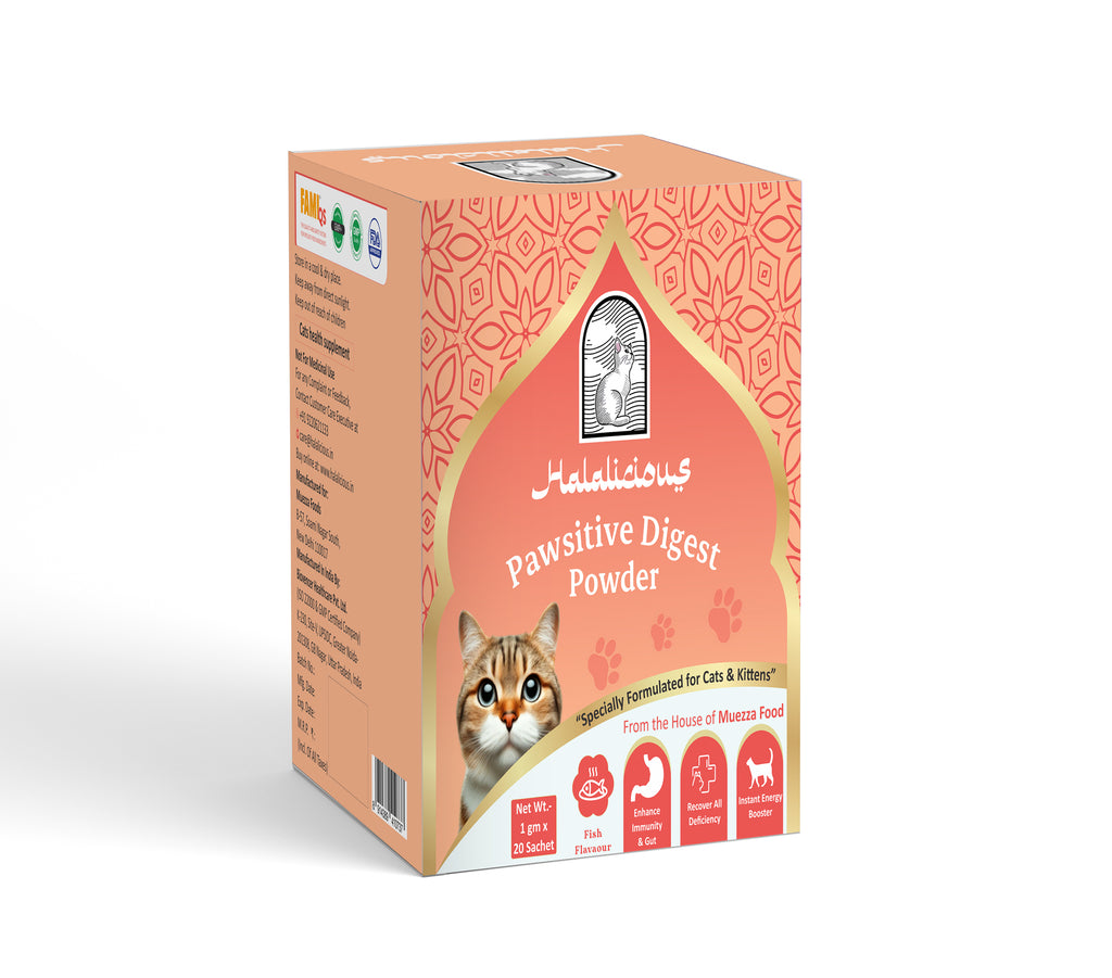 Pawsitive Pre and Probiotic Powder for Cats & Kittens.