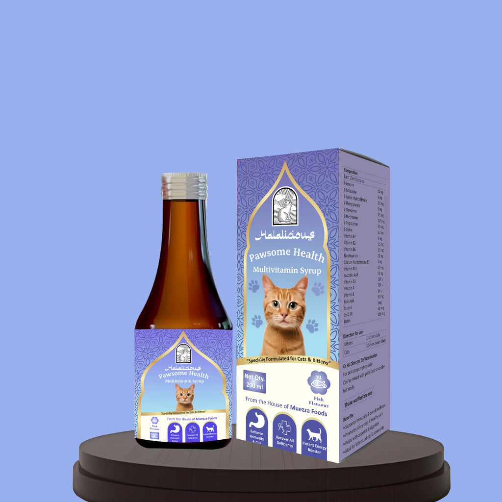 Pawsome Health Multivitamin & Amino Acid Syrup for Cats & Kittens