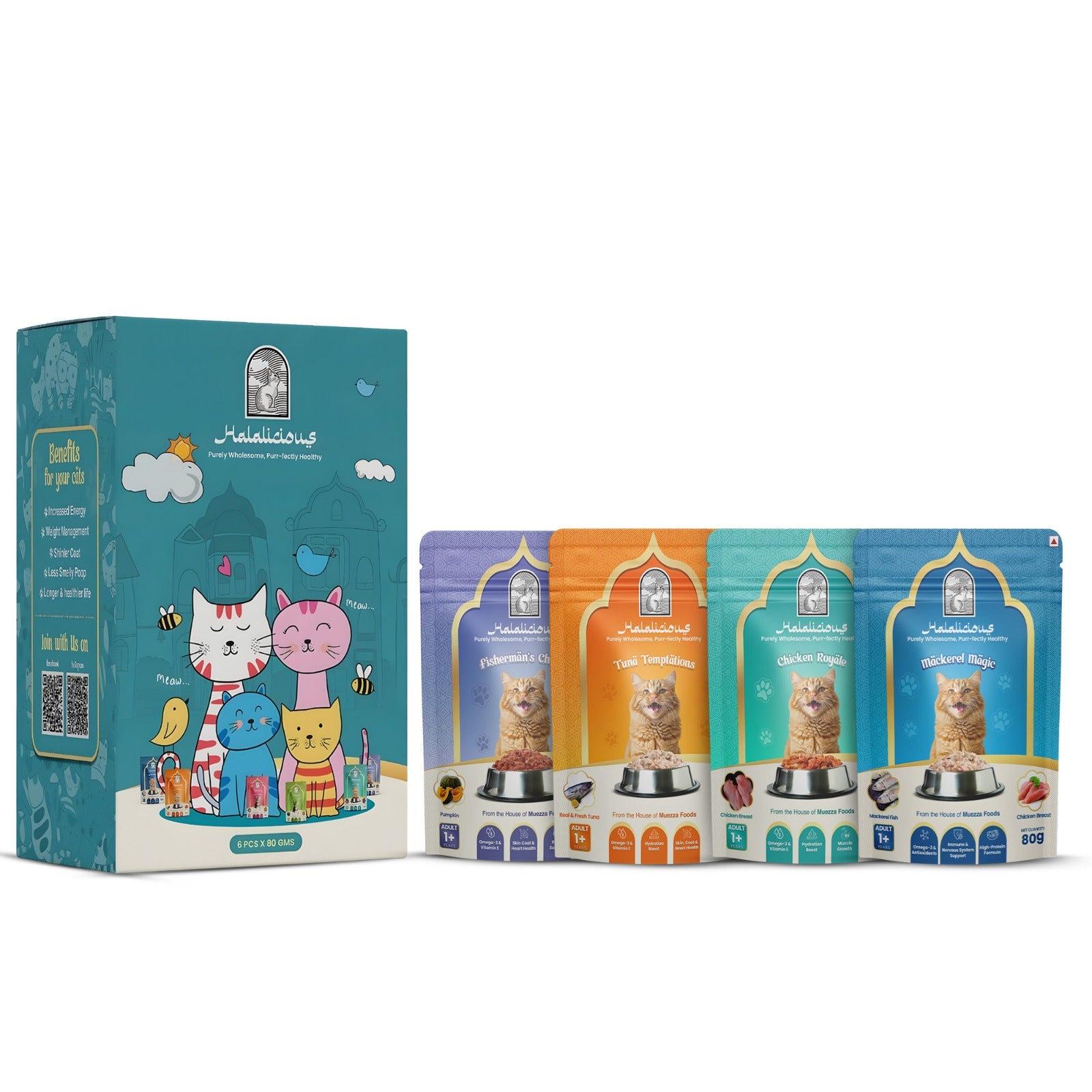 Assorted Adult Wet Cat Food - Trial Pack